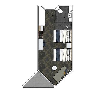 Deluxe Twin Room Balcony